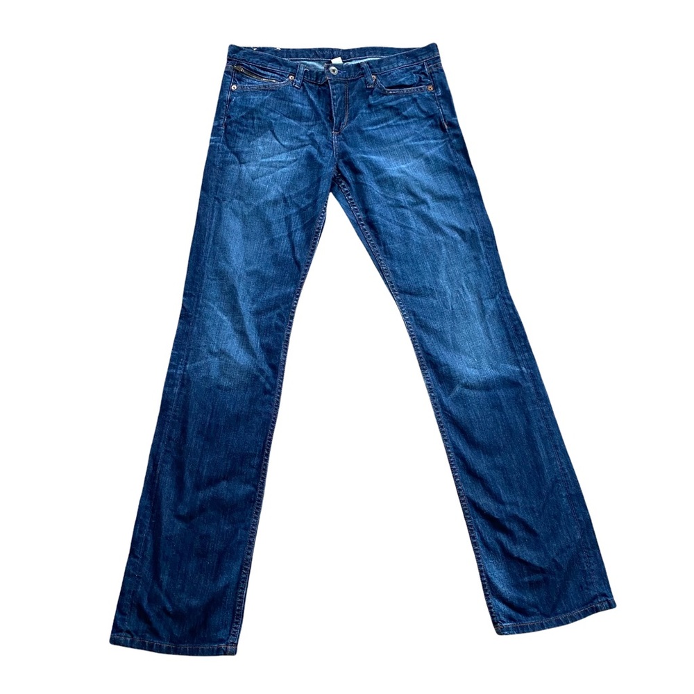 Banana Republic Women’s Size 29 Dark Blue Denim Straight Leg Mid Rise Jeans